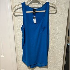 NWT Rue21 women’s size large blue tank top.
